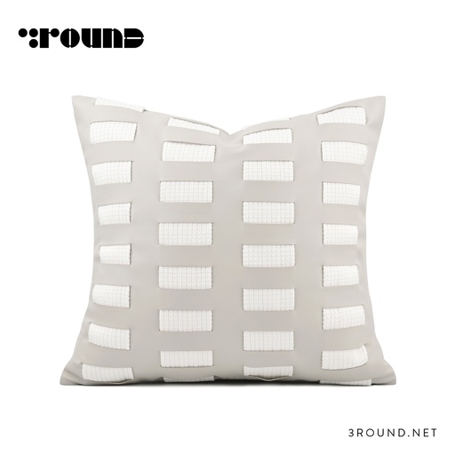 Leather Square Cushion F439