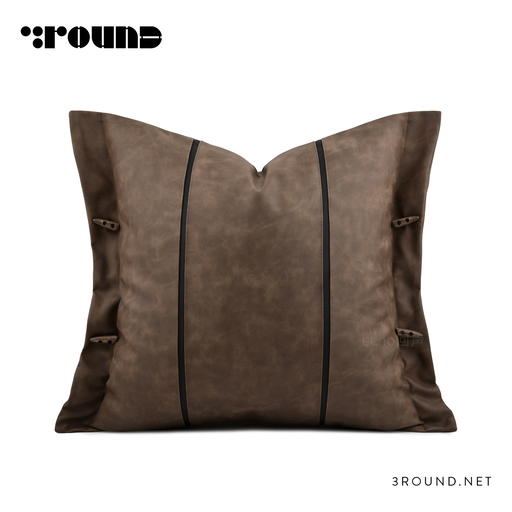 Leather Square Cushion F655