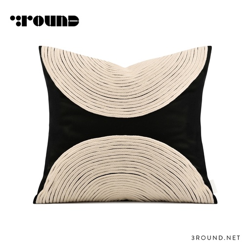 Embroidered Square Cushion F917
